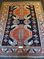Kaukasischer Kasai-Teppich - handgeknüpft