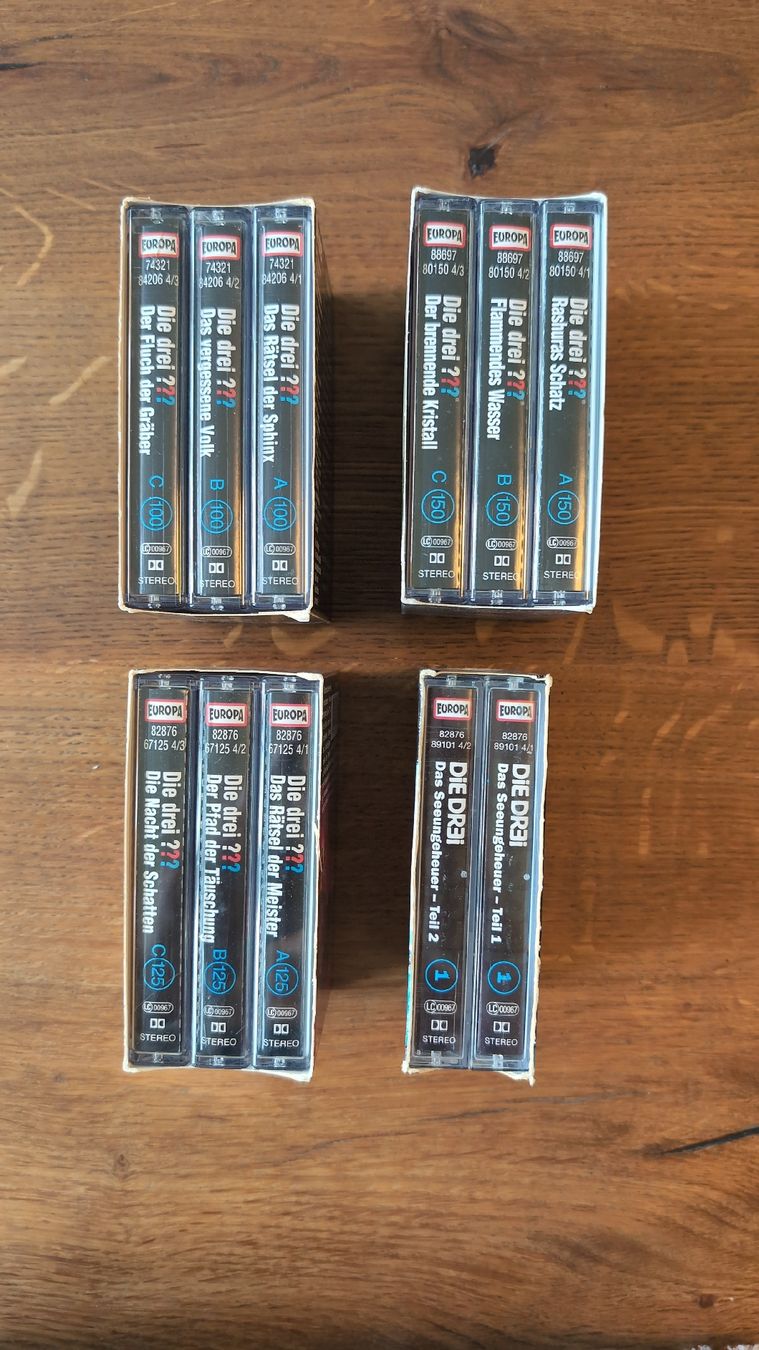 Kompaktkassetten: Die drei ??? Kassetten mehrteilige Sets – Gebraucht aus Uetikon am See von sal_jrs2 1
