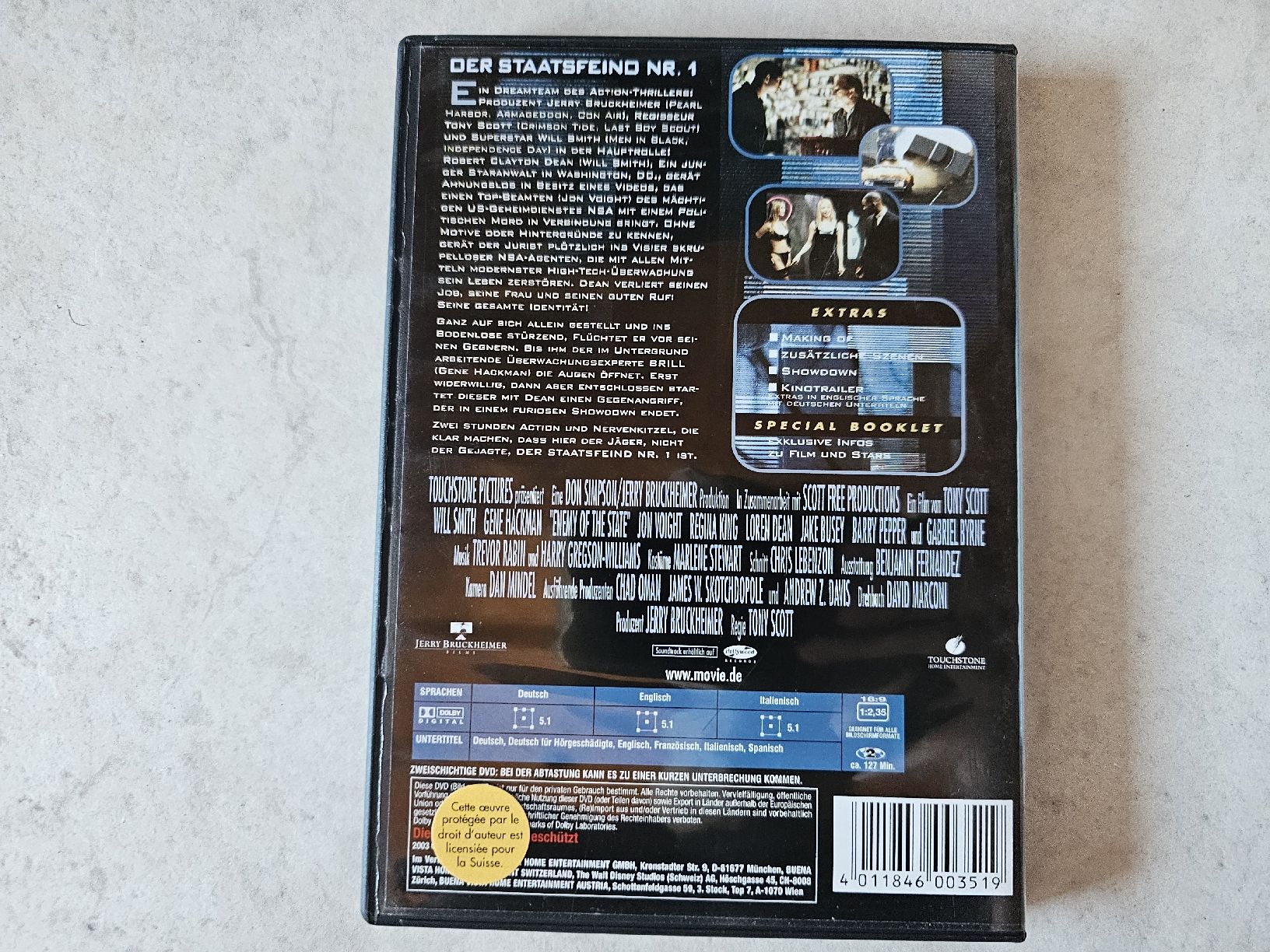 Alle DVDs: Der Staatsfeind Nr. 1  /  Special Edition – Gebraucht aus Schneisingen von backstore24 1