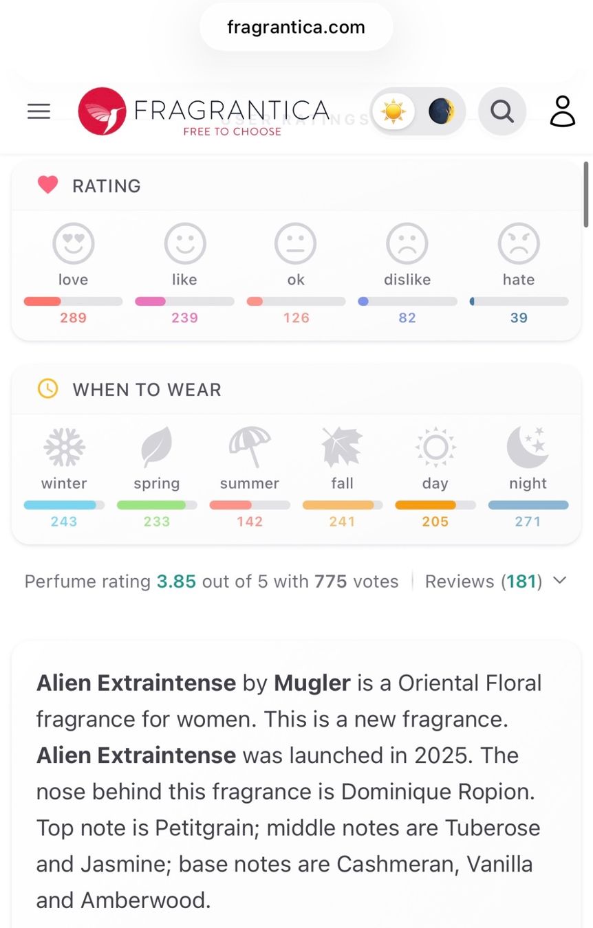 Mugler Parfum & Eau de Toilette: Mugler Alien Extraintense EDP Duftprobe 2ML – Gebraucht aus Zürich von deruja 4