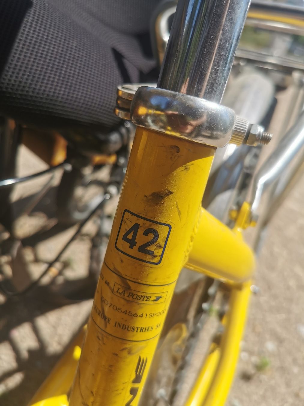 Biciclette: Vélo cargo poste français aluminum  – Difettoso da meyrin venduto da Aby_k4ty 3