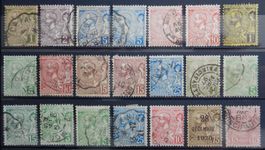 Monaco ex. Kat. 5-47 gest. 1885/1921 Kat. 75 Euro