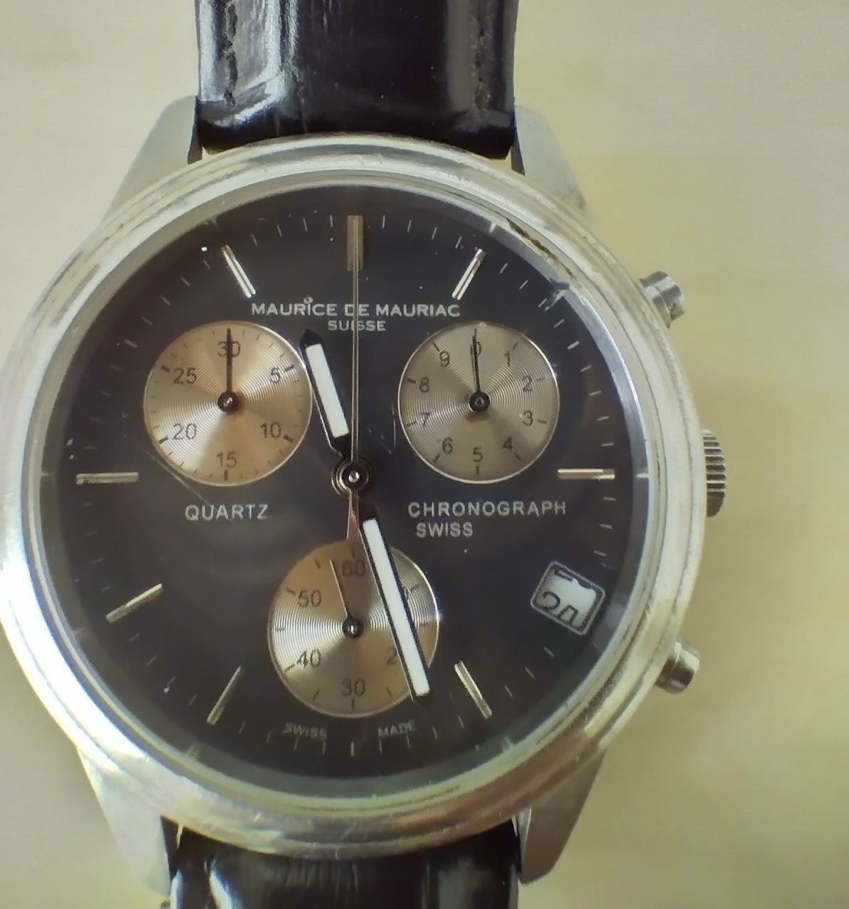 Orologi: MAURICE DE MAURIAC Quartz Chronograph – Usato da Romanshorn venduto da Uhren-Paradies 6