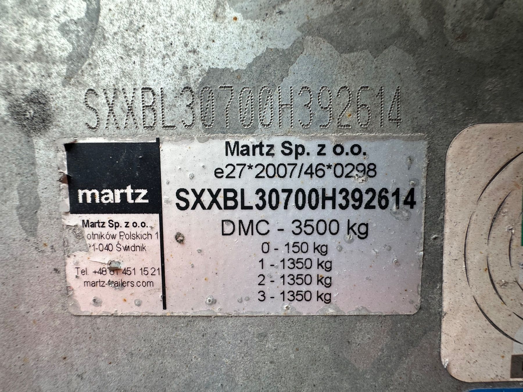 Martz Rimorchi: Martz GT Anhänger – Usato da Davos Wolfgang venduto da yan_r9kj 8