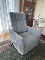 Fauteuil relax releveur électrique gris tissu comme neuf