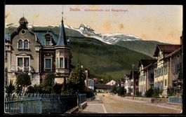 AK Buchs /SG, Grünaustraße mit Margelkopf