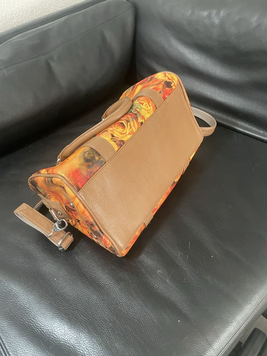 Borse da donna: Tasche mit Blumenmuster cognac/braun – Usato da Meierskappel venduto da Hala03 5