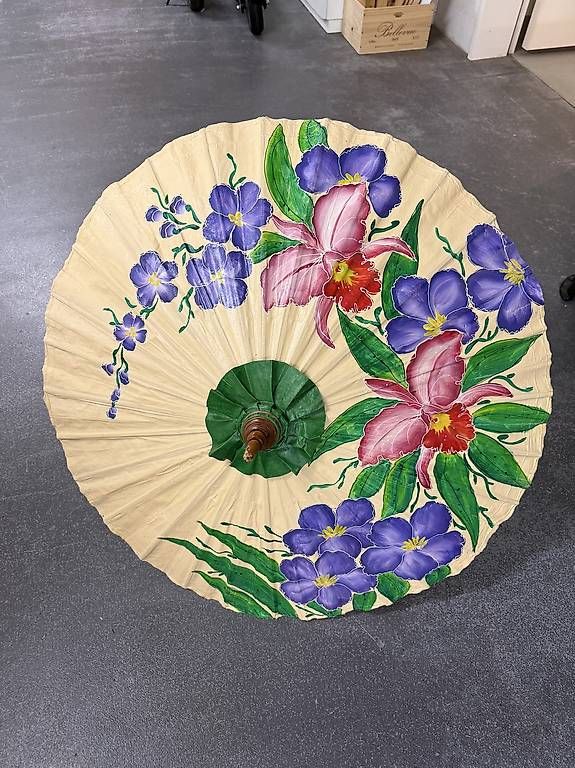 Tutte le decorazioni: 2 dekorative Schirme aus Thailand – Usato da Zürich venduto da anaseitz 3