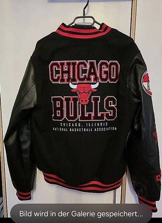 New Era Chicago Bulls bomberjacke (Leder) S-M (ORGINAL)