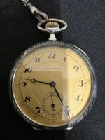 Antike Taschenuhr Chronometre mit Kette, Silber 15 Rubis