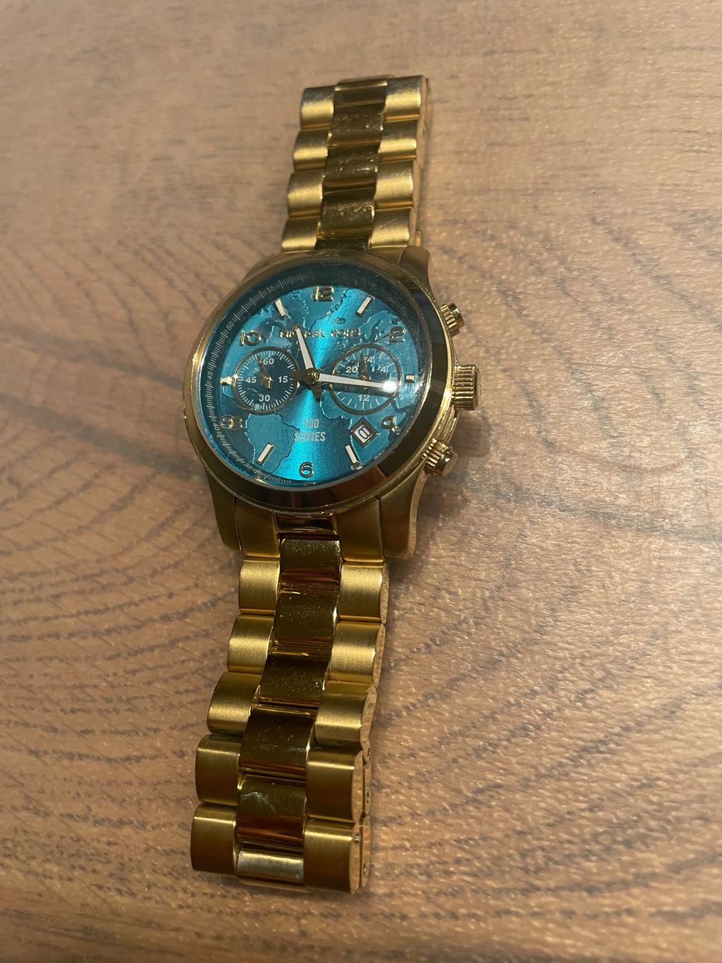 Michael Kors Orologi: Uhr MICHAEL KORS gold / türkis – Difettoso da Bottmingen venduto da Leela2