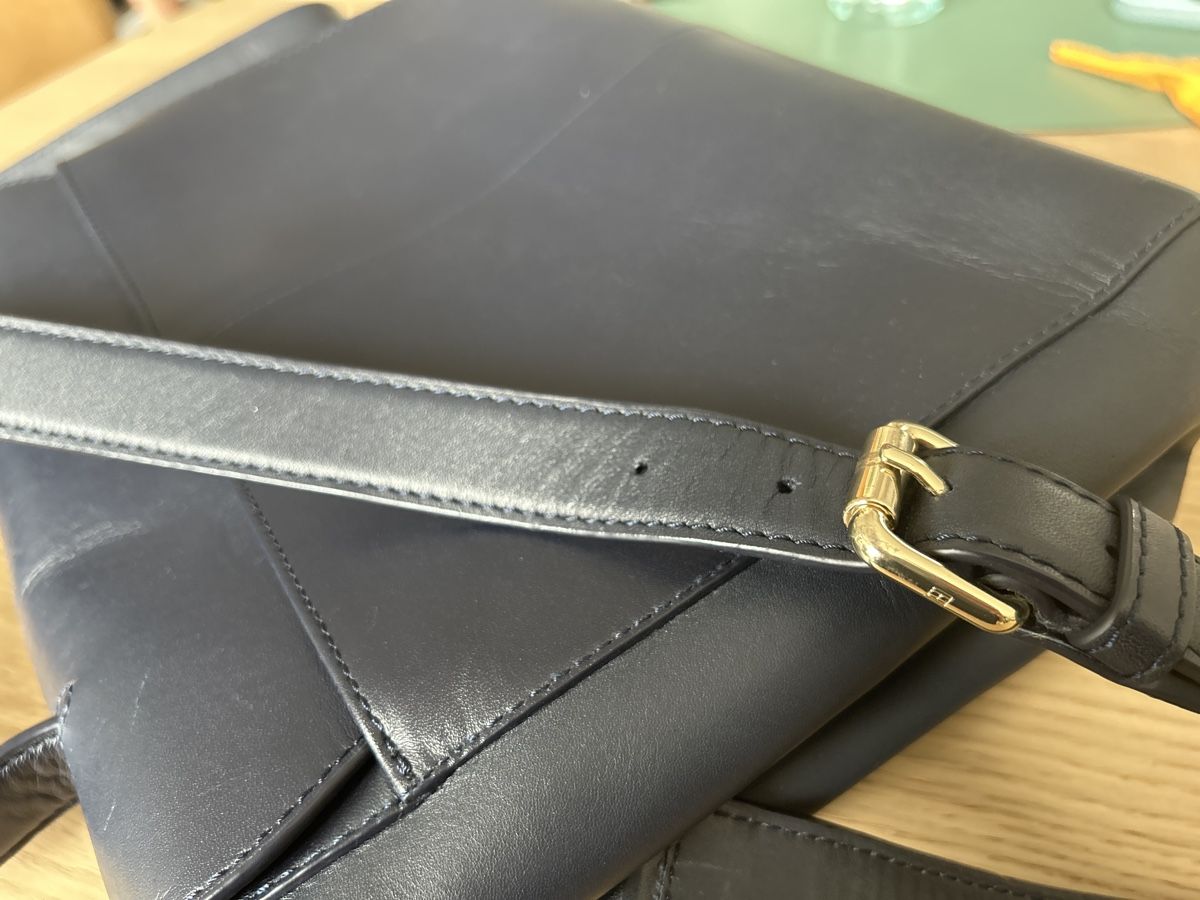 Tommy Hilfiger Taschen für Damen: Tommy Hilfiger Handtasche, Leder, Dunkelblau – Gebraucht aus Glattfelden von tiger1989 6