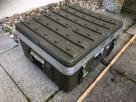 Schweizer Armee Kiste Kunststoffkiste Box Behälter Koffer
