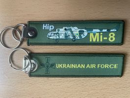 1 Schlüsselanhänger Ukraine Air Force Mi-8