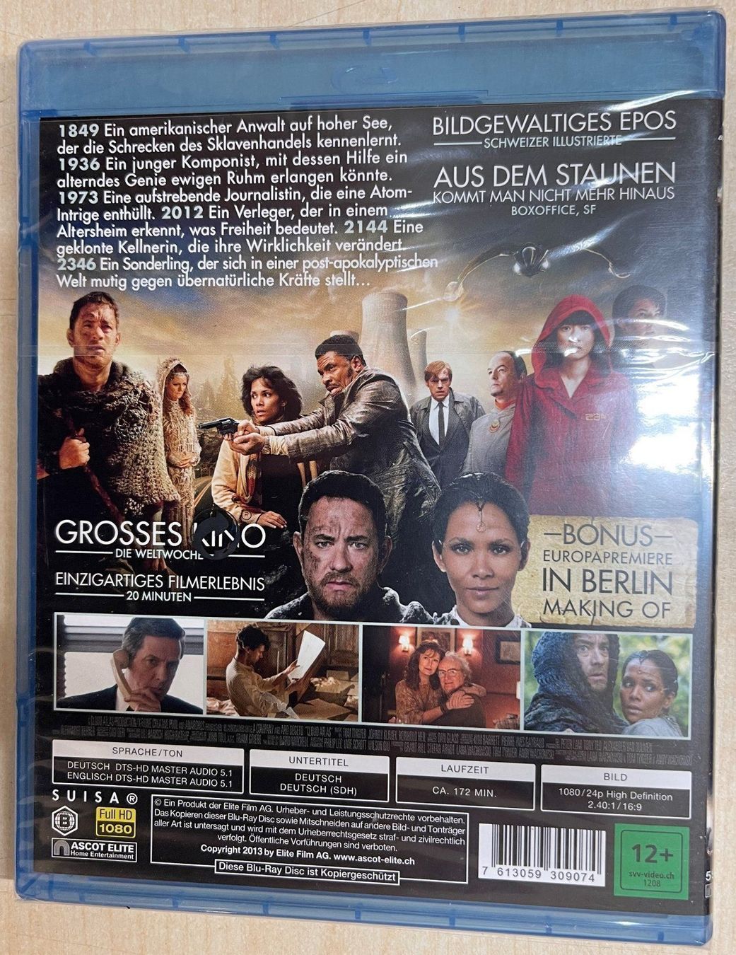 Alle DVDs: Cloud Atlas Blu ray – Neu und originalverpackt aus Oftringen von Vucki 1