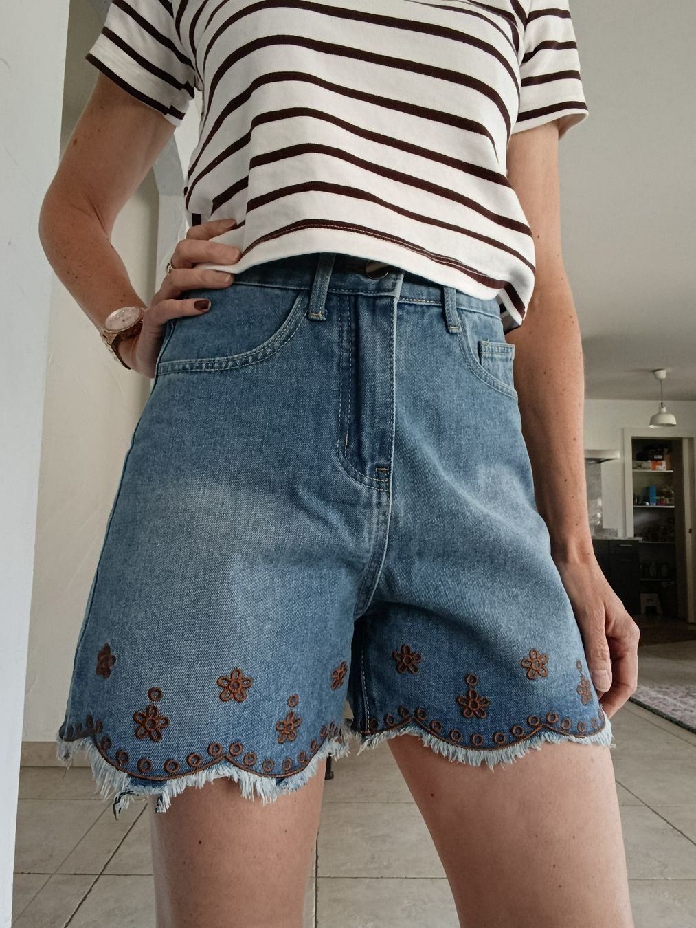 Pantaloni: SHORT JEAN BOHÈME XS – Nuovo (secondo la descrizione) da Sierre venduto da shirley04