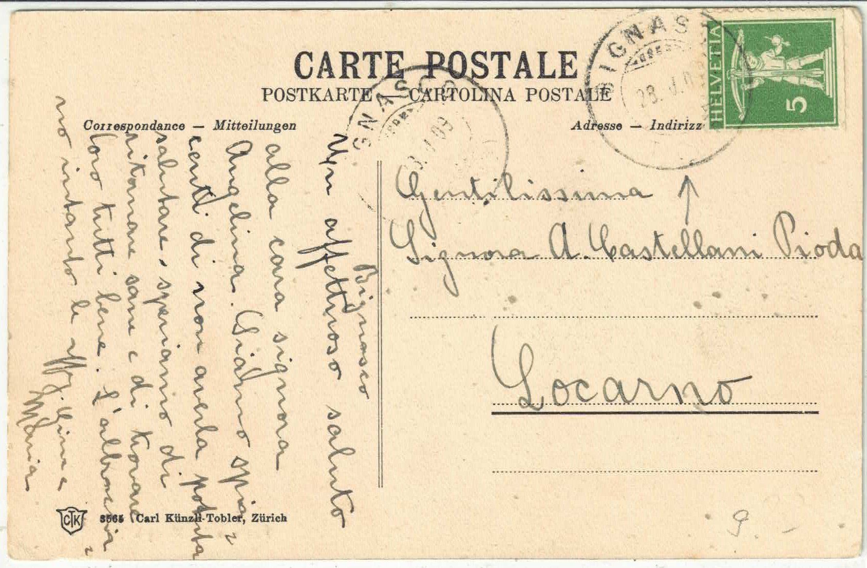 Cartoline postali: Ponte sulla Maggia – Usato da Ettingen venduto da Kartenplanet 1