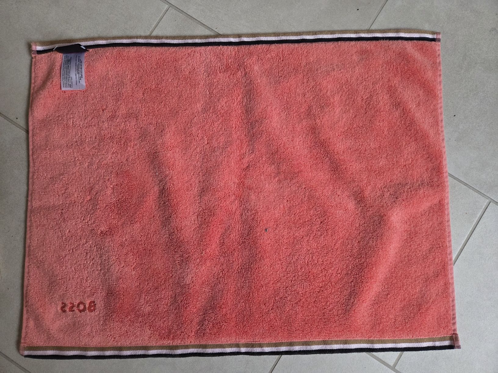 Hugo Boss Teli da bagno: Badematte, Hugo Boss, Duschvorlage, Frottee – Usato da Arlesheim venduto da Vera6 2