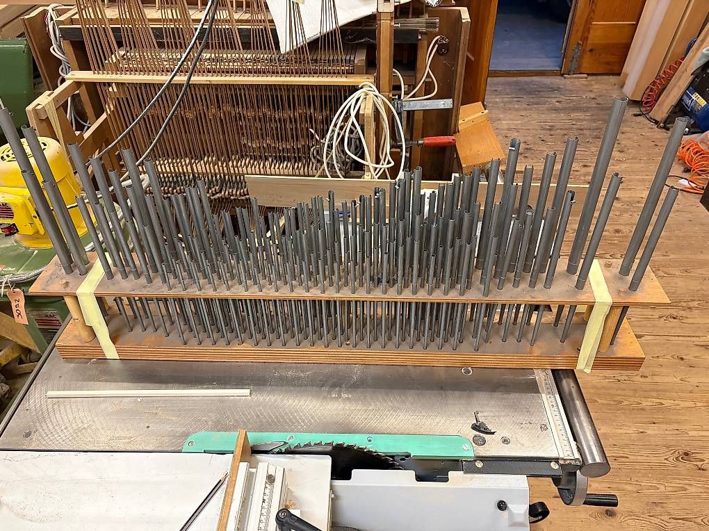 Musikinstrumente: 108 Orgelpfeifen  Mixtur 2-Fach – Gebraucht aus Reinach BL von Luem72