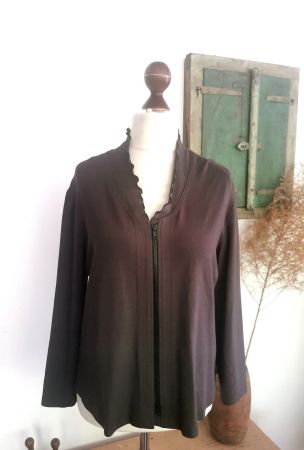 Eva Kyburz hochwertige elegante Shirtjacke Gr. 44