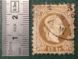 Österreich Briefmarke, 15 kr