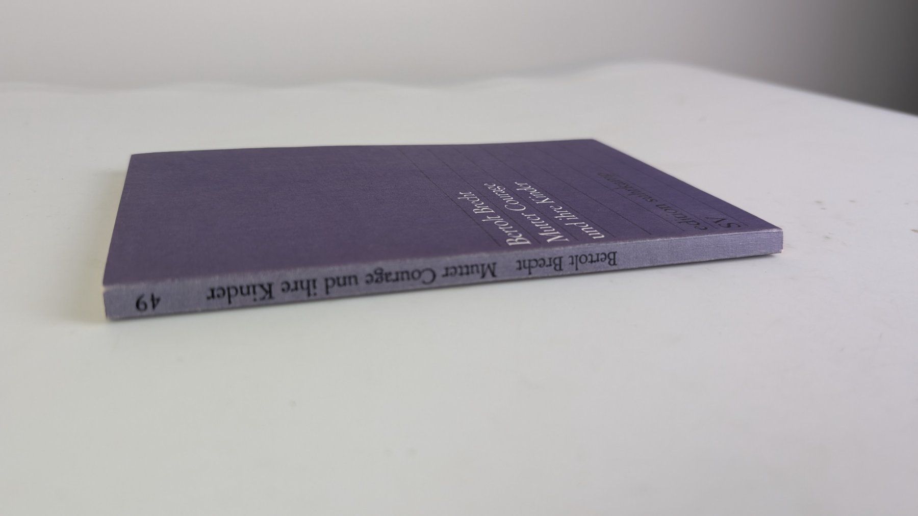Livres: Bertolt Brecht: Mutter Courage, edition suhrkamp, SV – D'occasion à Zürich par axolottchen 2