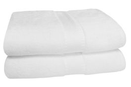 Saunatuch Badetuch Frottee 100x200cm weiss