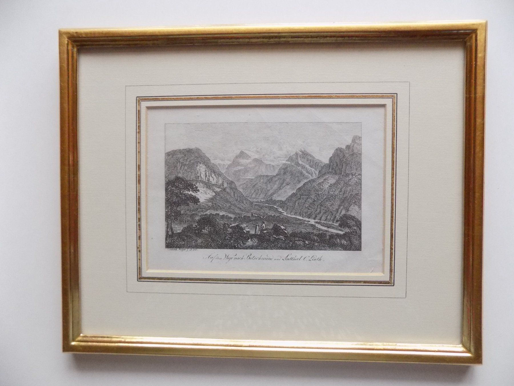 Gravures: Betschwanden Linthal Glarus – D'occasion à Risch par Rischli15