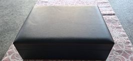 Humidor PU schwarz/rot