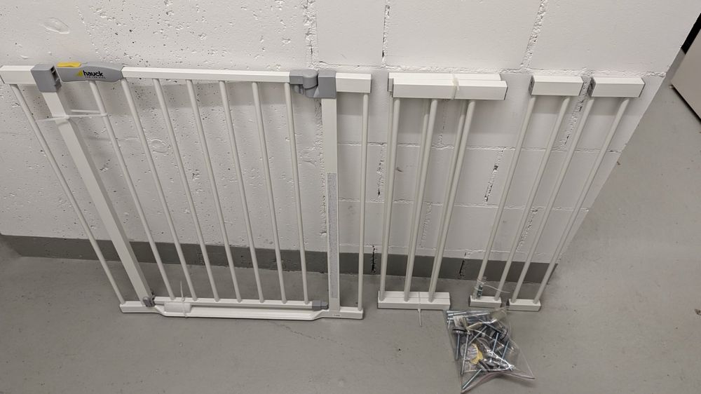 Hauck Clear Step Gate Türschutzgitter OVP 75-80cm | Kaufen auf
