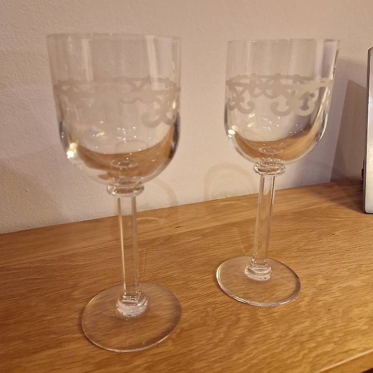 Bicchieri: Hermes  - 2 verres vin crystal – Usato da Lausanne venduto da fclaus-2009 2