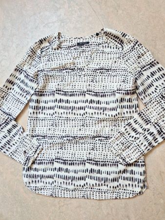 MARC O'POLO 34  TUNIKA SHIRT BLUSE MIT SEIDE SILK SOIE TOP