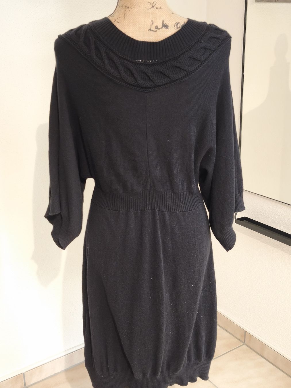 Vestiti: Strick Kleid schwarz Grösse S – Usato da Emmetten venduto da SecondhandSiska 2
