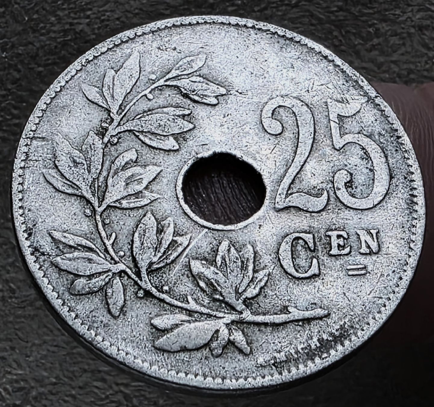 Alle Münzen: BELGIEN 25 CENTIMES 1922 – Gebraucht aus Winterthur von Creso70 1
