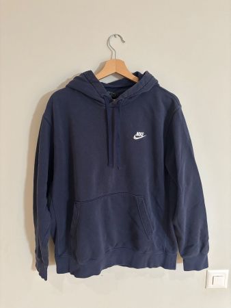 Sweat à capuche Nike bleu taille L bon état