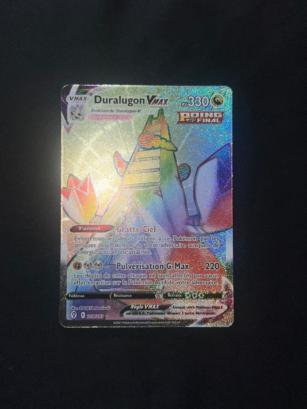 Pokémon Sammelbilder & Trading cards: Duralugon Vmax Rainbow FRançais 219/203 – Neu (gemäss Beschreibung) aus Genève von Jojo_pokemon 3