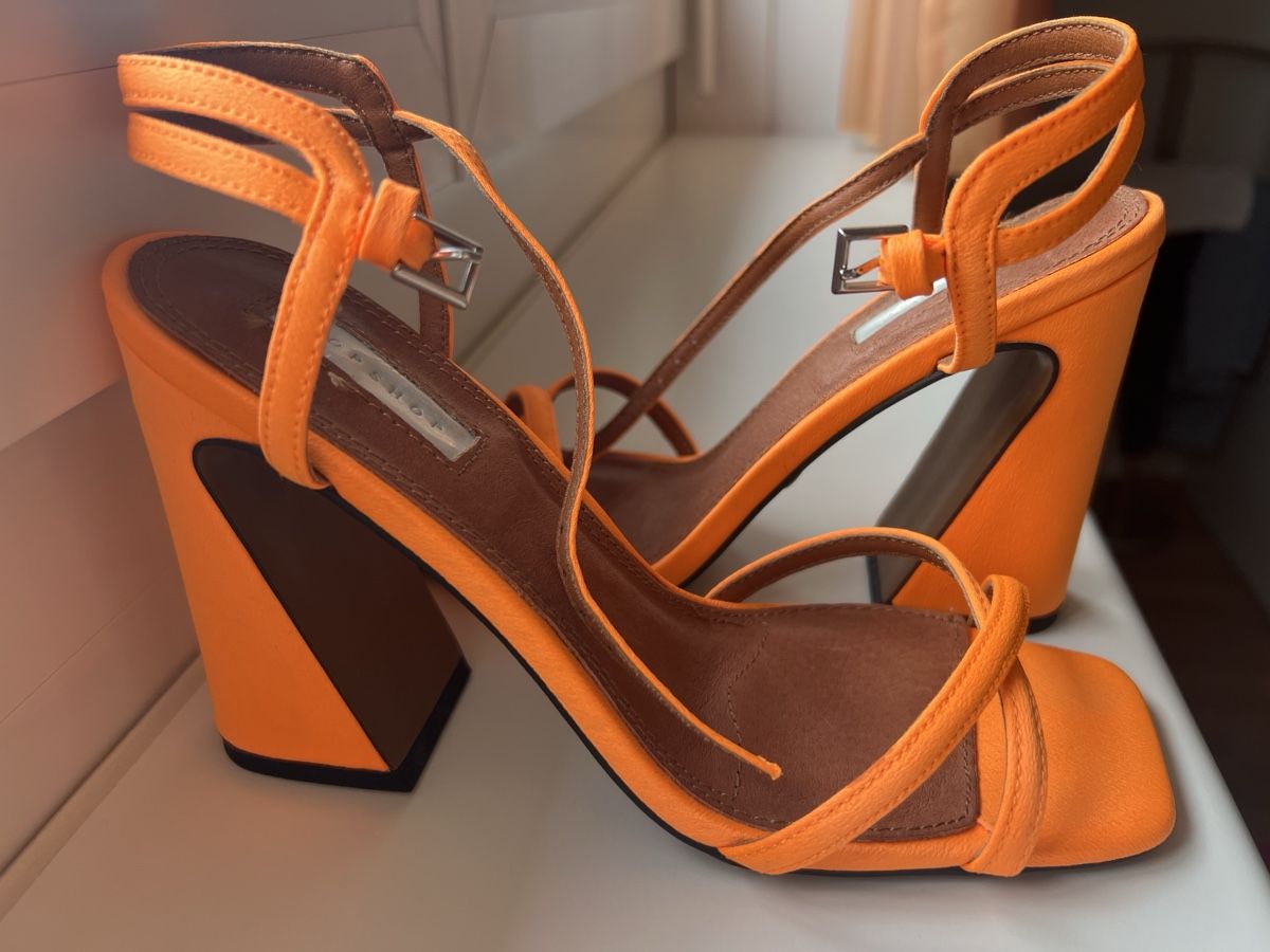 Topshop Scarpe da donna: Orange Sandalen von Topshop – Nuovo (secondo la descrizione) da Oberengstringen venduto da pri_c8jk 1