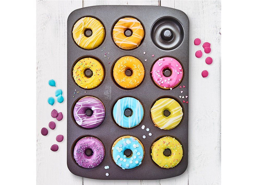 Moules à gâteaux: BIRKMANN EASY Baking Donut-Blech 12er 7cm – Neuf avec emballage d'origine à Kägiswil par nick333