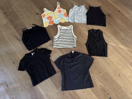 Damen Crop Tops 7 Stk. verschiedene Marken, Grösse S/M