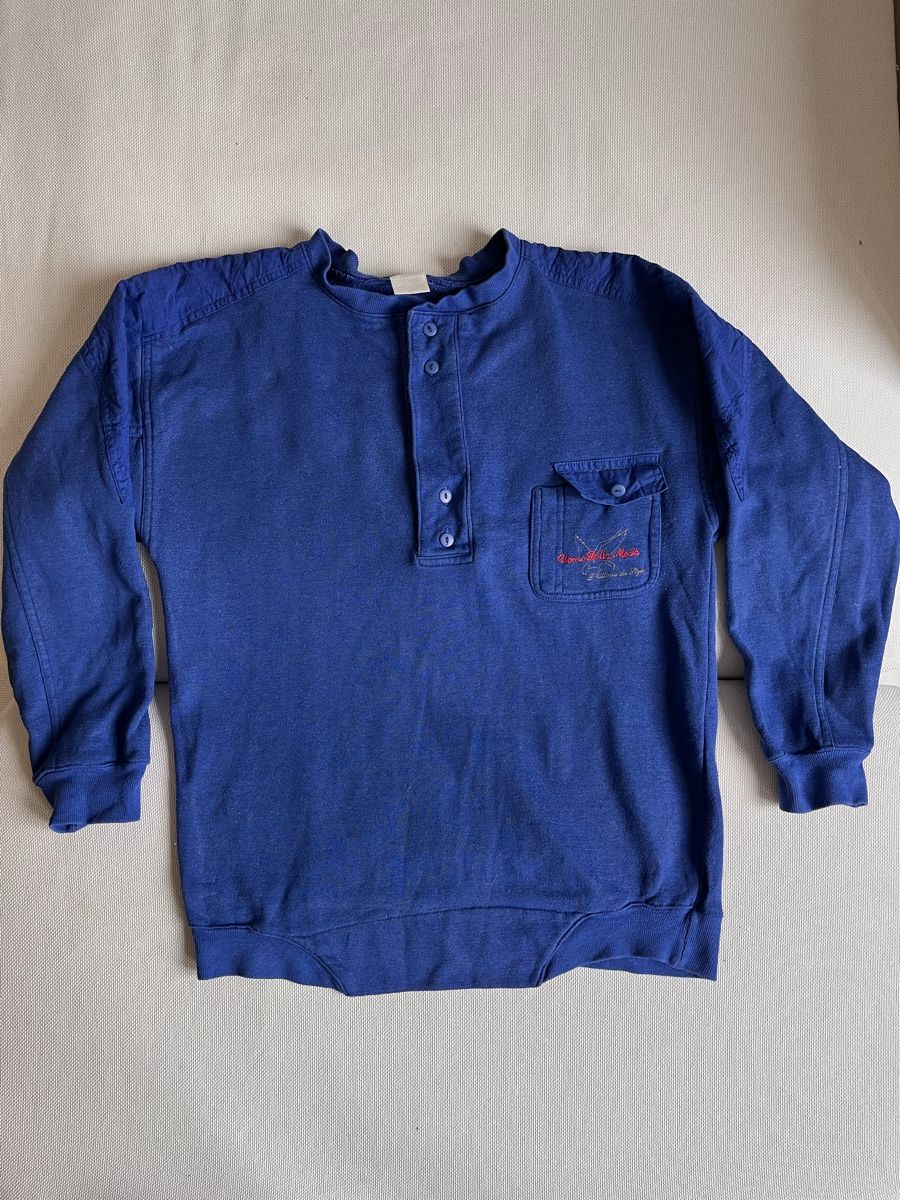 Pulls & Sweat-shirts: Blaues vintage Sweatshirt, ca. Gr. M – D'occasion à St.Gallen par Nora-Leonie 1