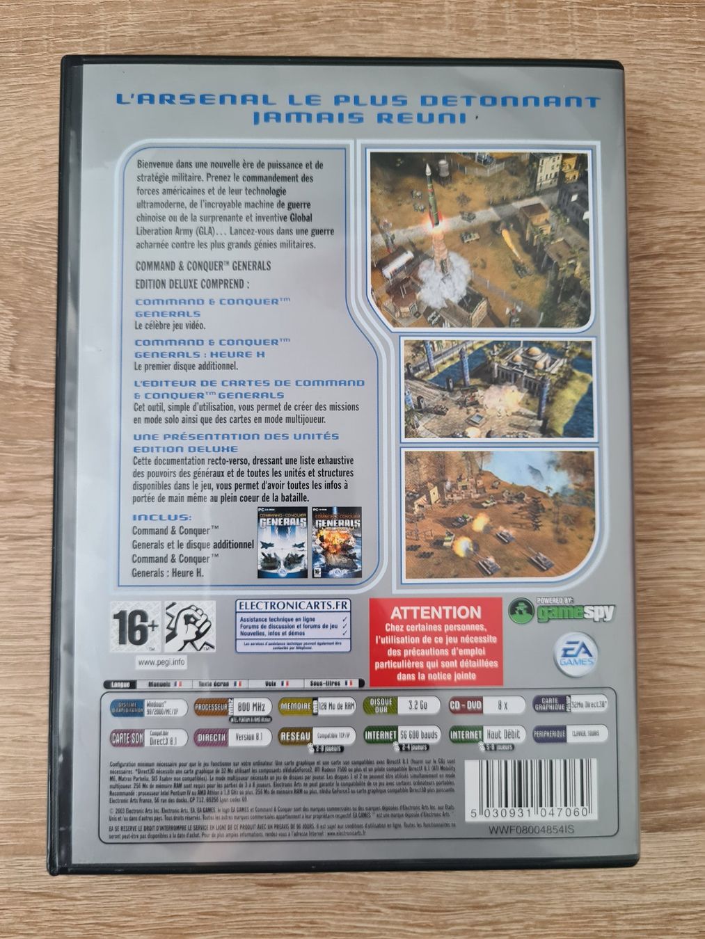 Giochi: Command & Conquer Generals Deluxe (French) (4 CD) - PC – Usato da Carouge GE venduto da Franllo 1