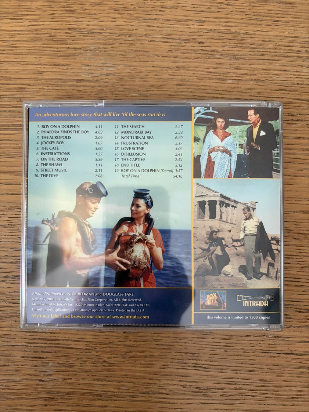 CD: CD BOY ON A DOLPHIN PAR HUGO FRIEDHOFER OOP – Usato da Geneve venduto da tigre69 1