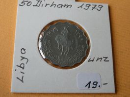 Libyen 1979, 50 Dirhams    unz