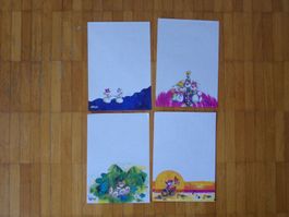 Diddl Blätter  A5  ALT  4 Stück   Set C16