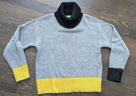 Benetton warmer Rollkragenpullover, Gr. XS