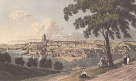 BERN, ALTKOLORIERTE AQUATINTA 1821