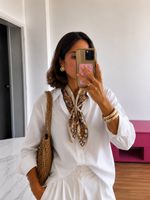 Vintage CELINE Baumwolltuch 50×50 Chain Monogram