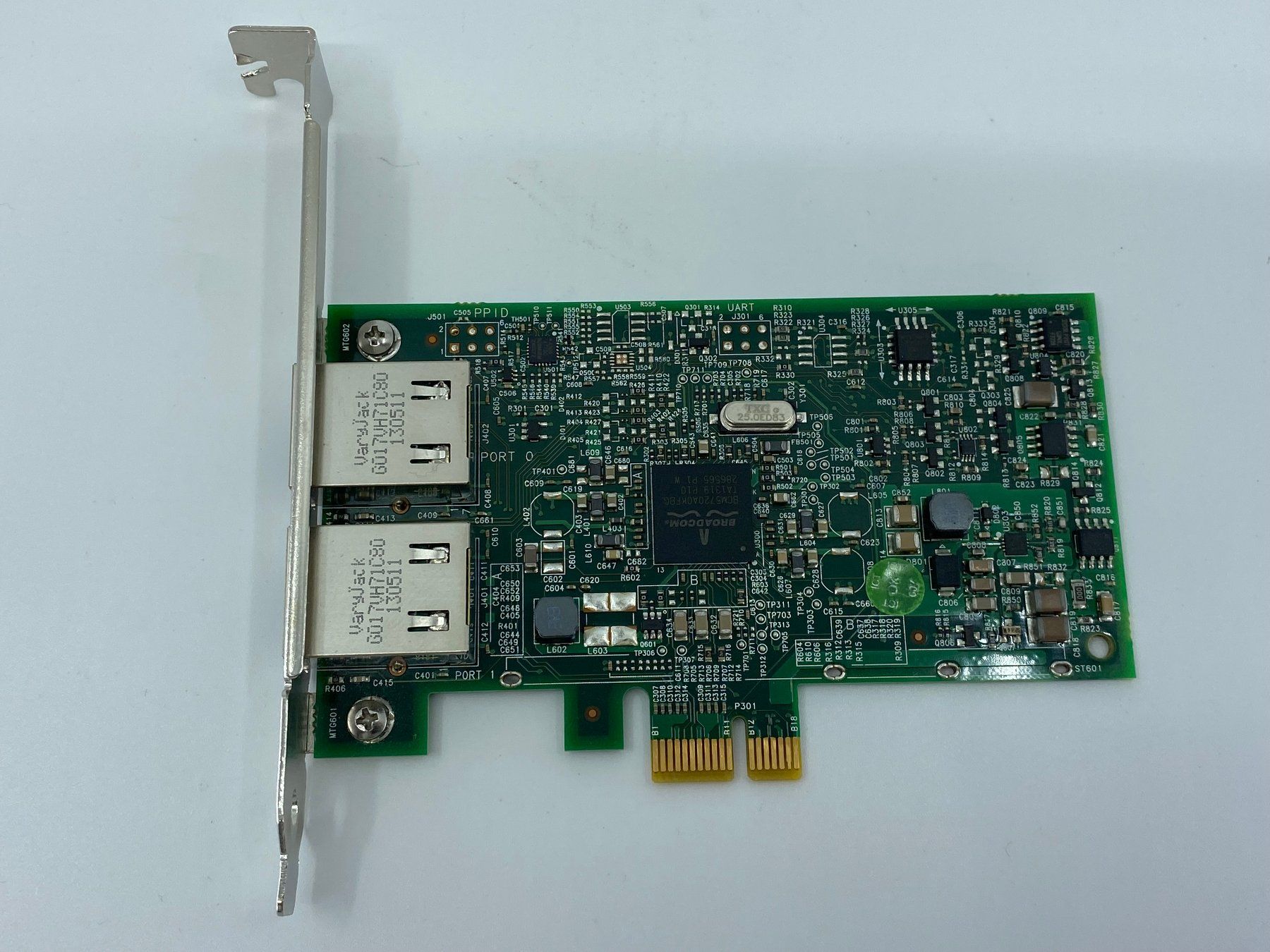 Dell Unità & Adattatore: DELL 00FCGN BroadCom BCM95720A2003G - 2x GbE Port PCIe – Usato da Langwiesen venduto da Restposten-24 1