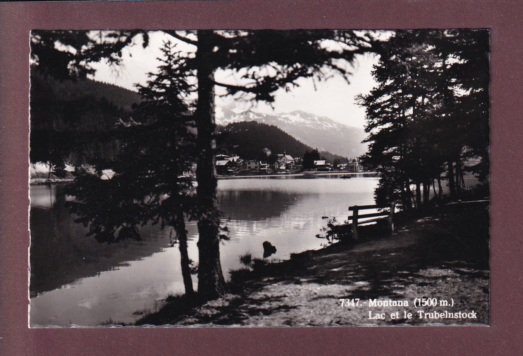 Cartoline postali: MONTANA - Lac et Trubelnstock – Usato da Pully venduto da nicecards