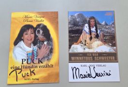 LG Original Autogrammkarte Marie Versini Nscho-tschi  Puck